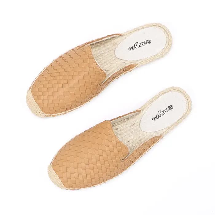 Espadrilles en cuir véritable