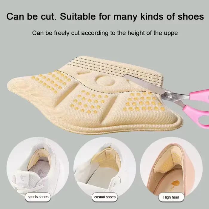 Protecteur de talon pour chaussures autocollants de talon Inserts semelles Patch Anti-douleur baskets coussinets de talon soulagement de la douleur coussin de pieds réducteur de taille de chaussure