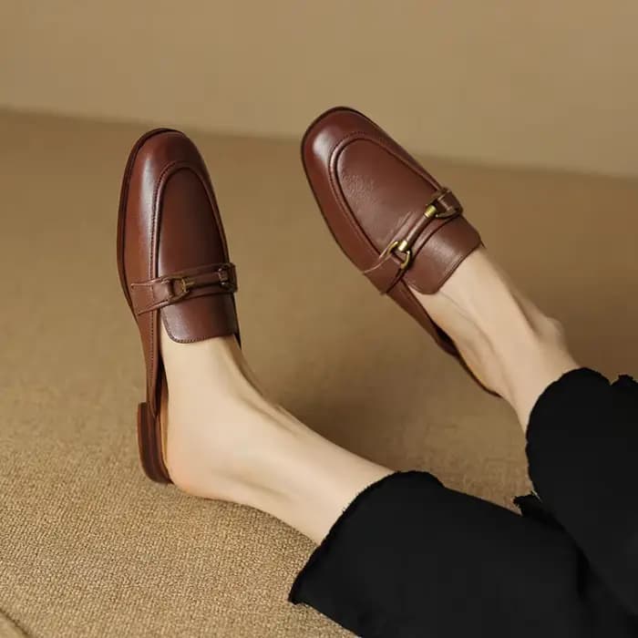 Blapunka-Mocassins en Cuir de Vache group pour Femme