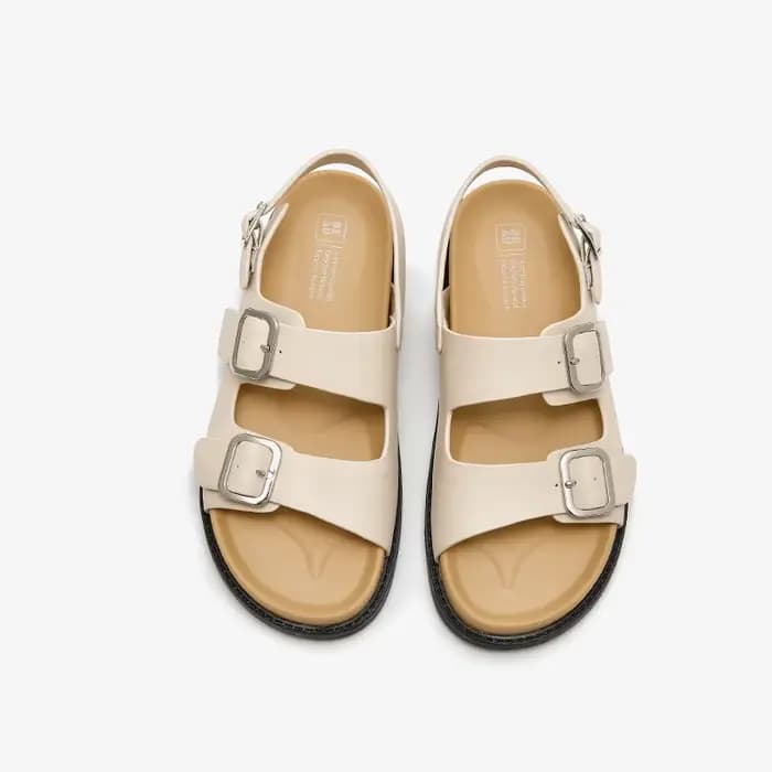 Sandales de plage en cuir synthétique pour femmes