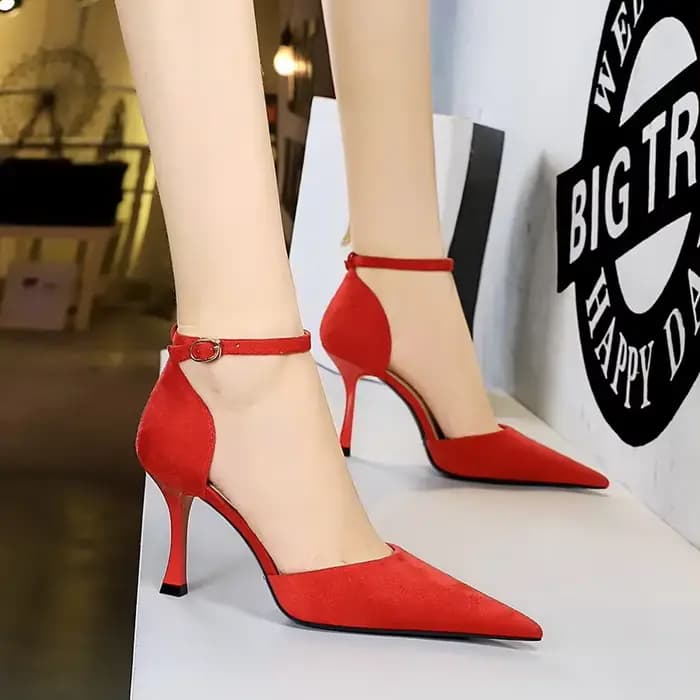 Sandales de Bal Concise à Talons Hauts de 8cm pour Femme