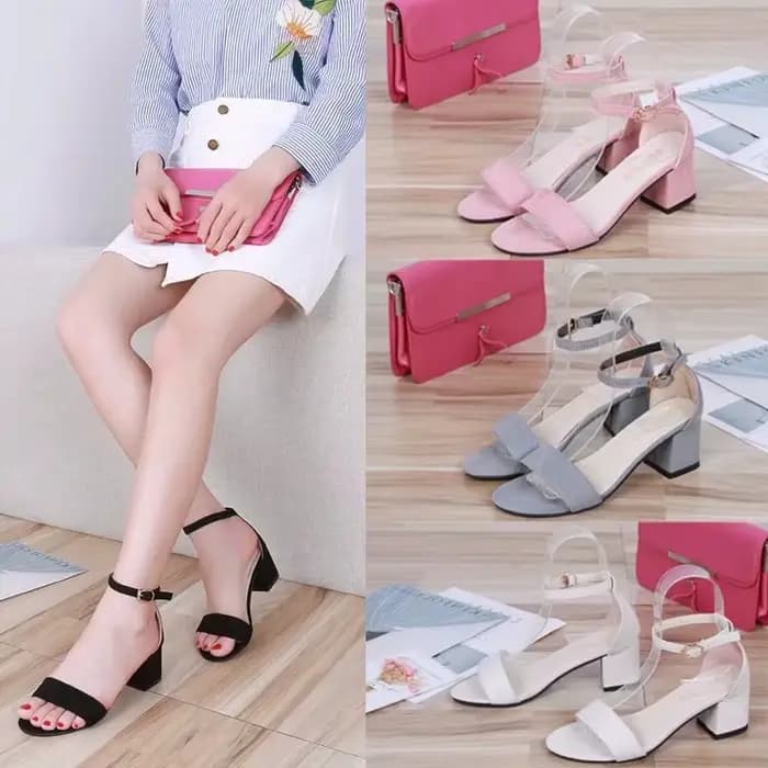 Sandales à talons bas pour femmes