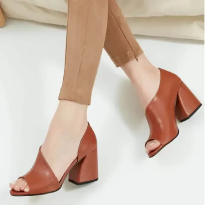 Sandales ouvertes à talons hauts pour femmes