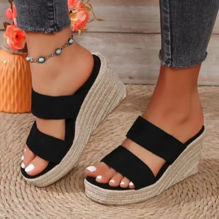 Sandales compensées d'été pour femmes