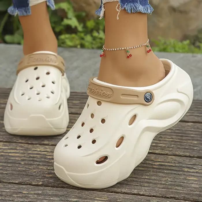 Sandales fermées à plateforme épaisse pour femmes