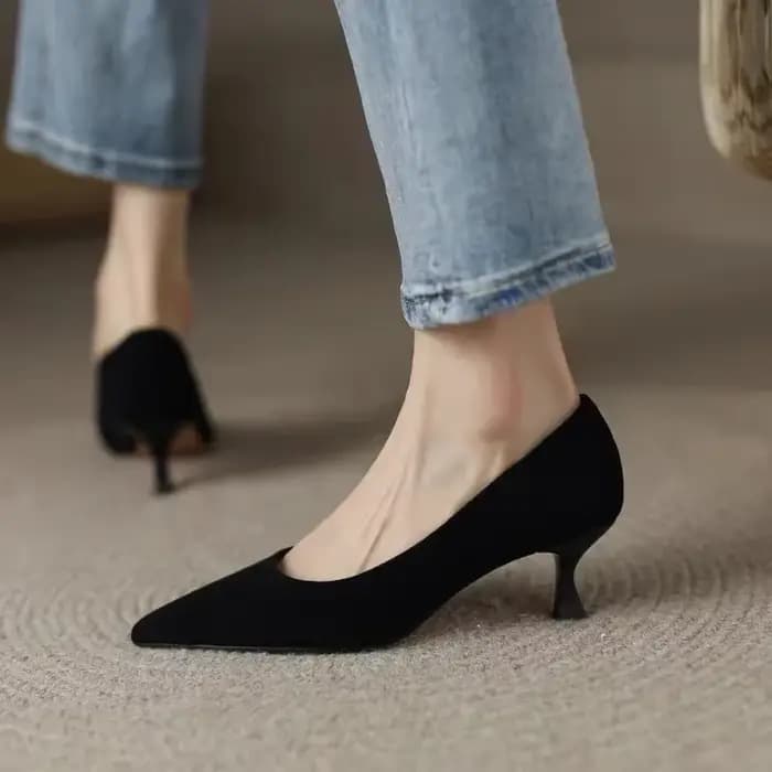 Escarpins de luxe chaussures pour femmes à talons femme talon moyen