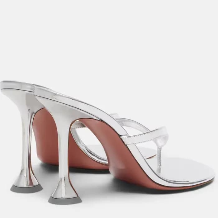 Nouvelles Arrivées Chaussures Modernes pour Femmes : Sandales à Talon Verre
