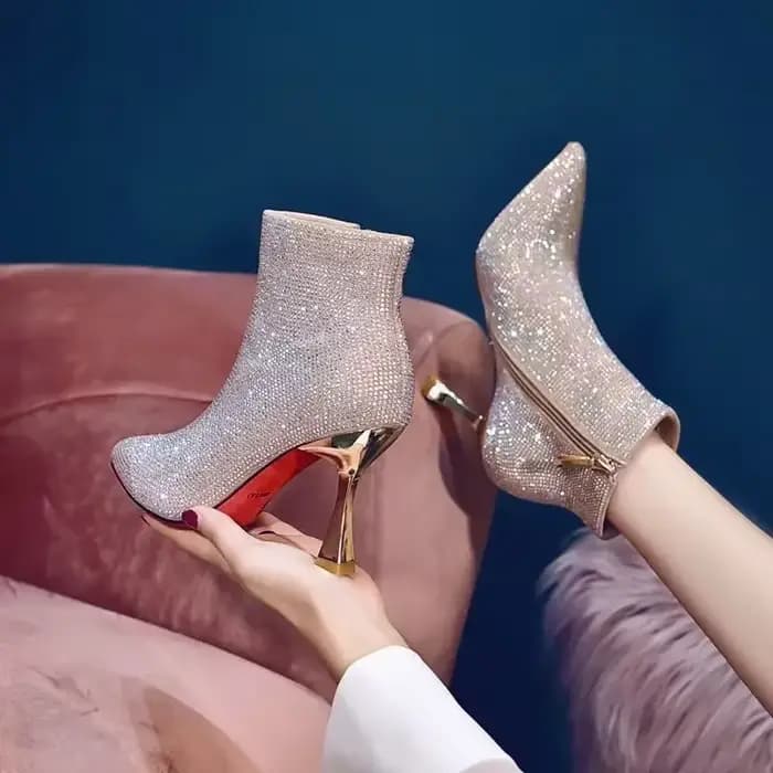 Chaussures Courtes à Talons Très Hauts pour Femme