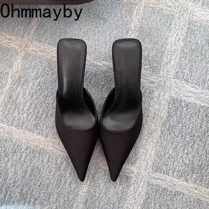 Mules d'été à talons hauts pour femmes