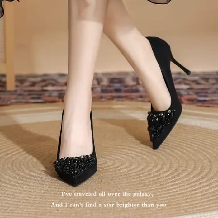 Talons aiguilles Sexy printemps et automne nouvelles chaussures pour femmes à bout pointu
