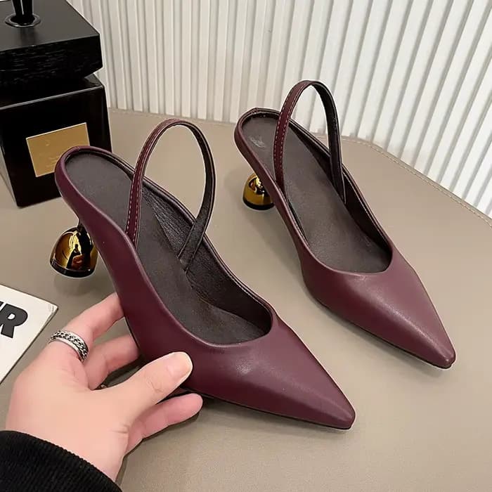 Sandales à talons hauts à bout pointu pour femmes