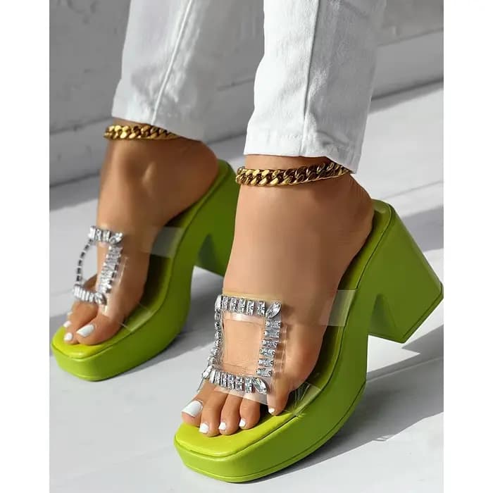 Sandales femmes sangle claire