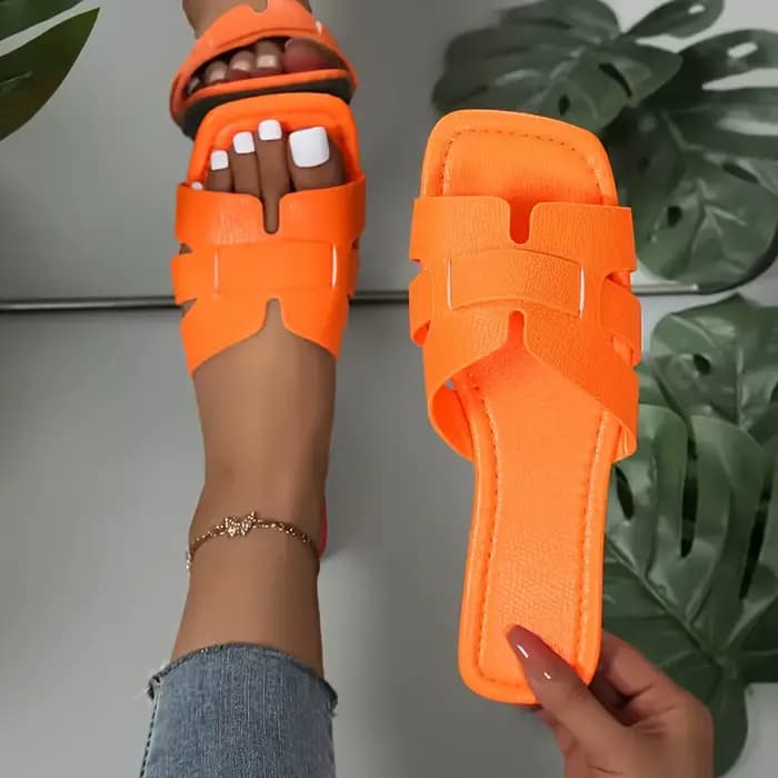 Sandales glissantes chics pour femmes