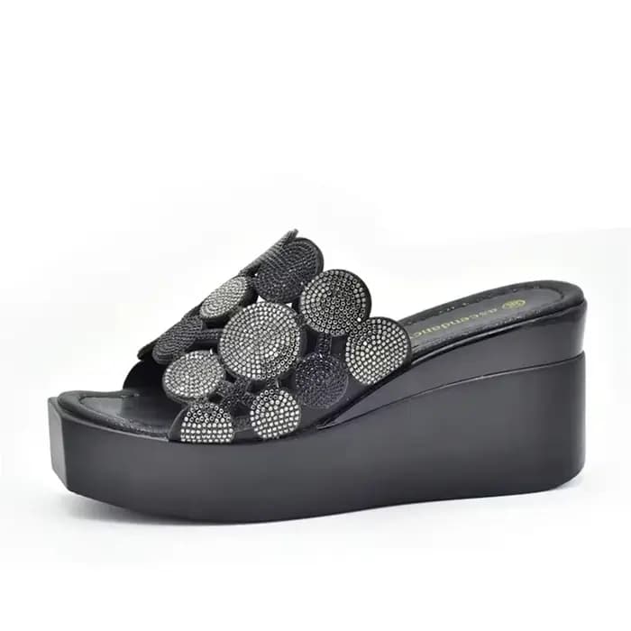 Escarpins à talons hauts scintillants pour femmes