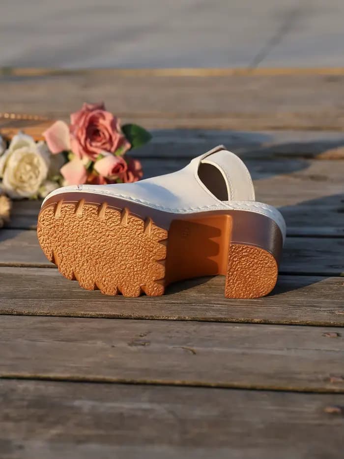 Sandales compensées à plateforme pour femmes, chaussures d'été à talons hauts, confortables, à semelle épaisse, tendance pour le quotidien et les soirées 2026