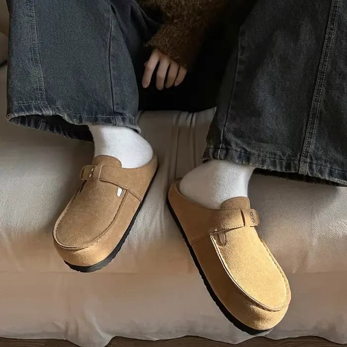 Sandales Rétro Décontractées Confortables Antidérapantes Plage 2026 Nouvelle Mode Chaussures en Cuir pour Printemps et Automne Tendance pour Hommes et Femmes