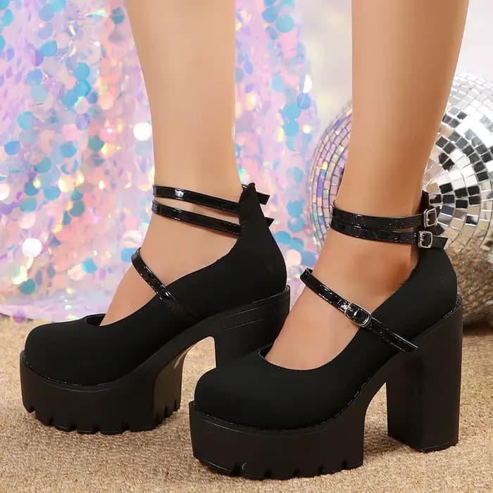 Talons hauts Mary Janes pour femmes