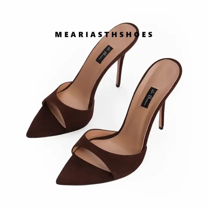 Sandales à talons très hauts pour femmes, nouvelle mode 2026, style coréen, bout pointu ouvert, sexy, à talon aiguille, chaussures d'été pour femmes