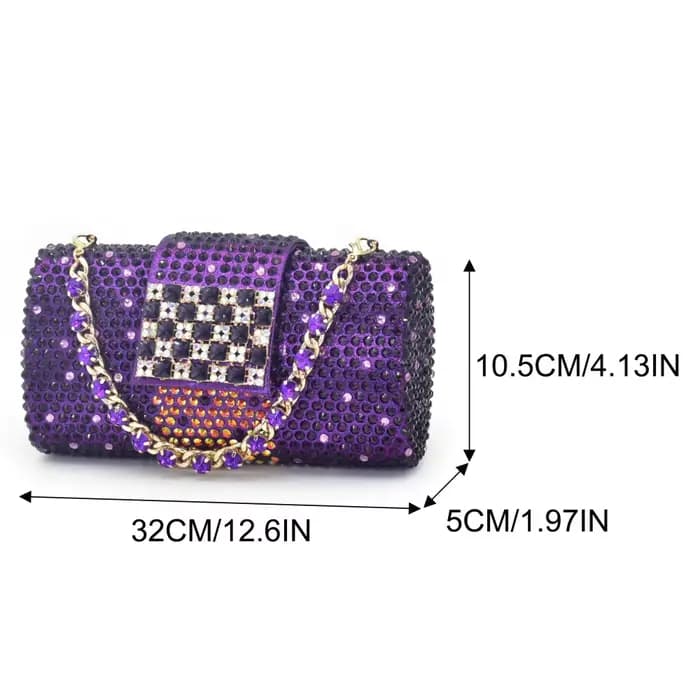 Ensemble de chaussures et sacs violets pour femmes