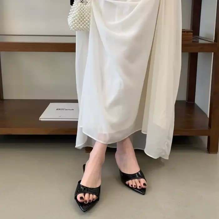 Sandales à talons hauts à bout pointu pour femmes