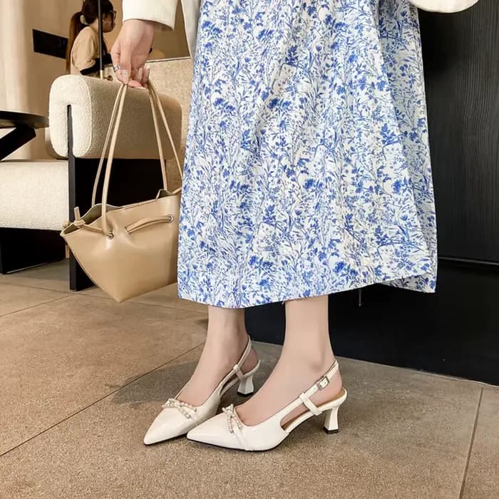 Gladiateur femmes sandales en cuir véritable célébrité d'internet rose talon haut élégant pointu fête bureau mode pompes chaussures HG131