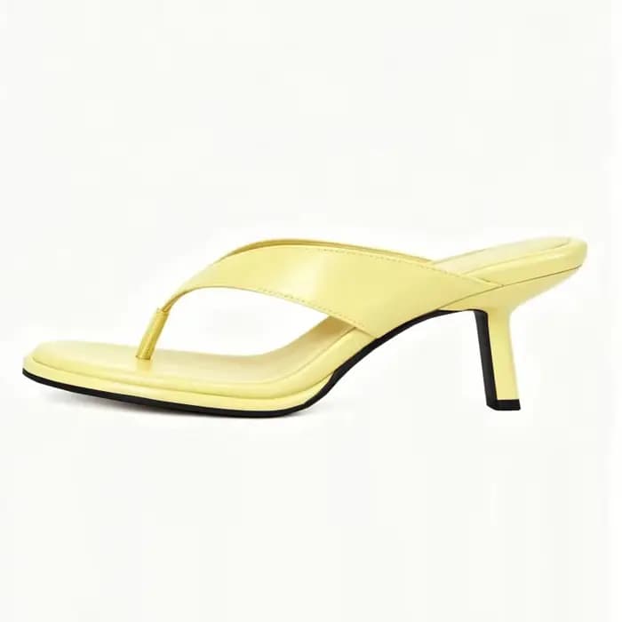 JOZHAMTA 2026 Nouvelles Sandales à Talons Hauts en Cuir Verni Véritable pour Femmes