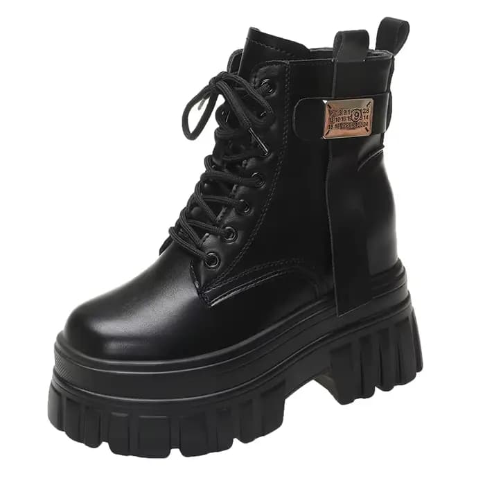 Bottes de moto à plateforme haute pour femmes