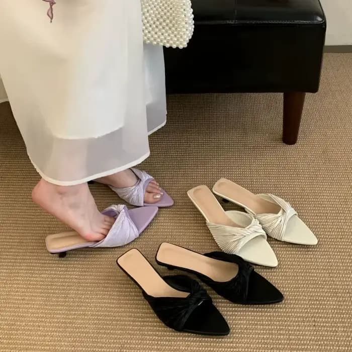 Bailamos femmes pantoufles d'extérieur chaussures à talons hauts 2025
