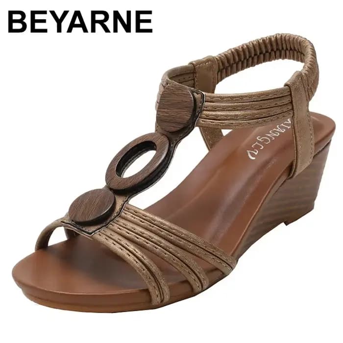BEYARNE – sandales à semelles compensées pour femmes