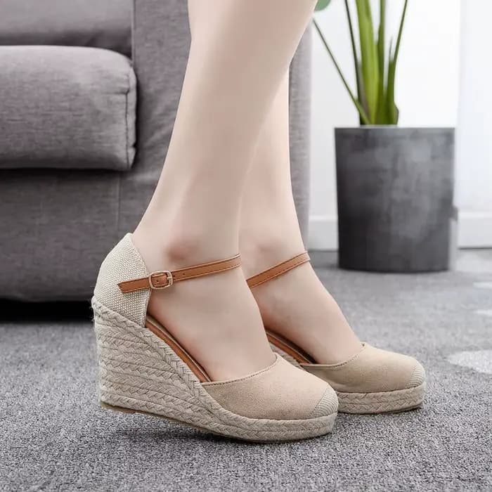 Sandales compensées d'été pour femmes à talon compensé