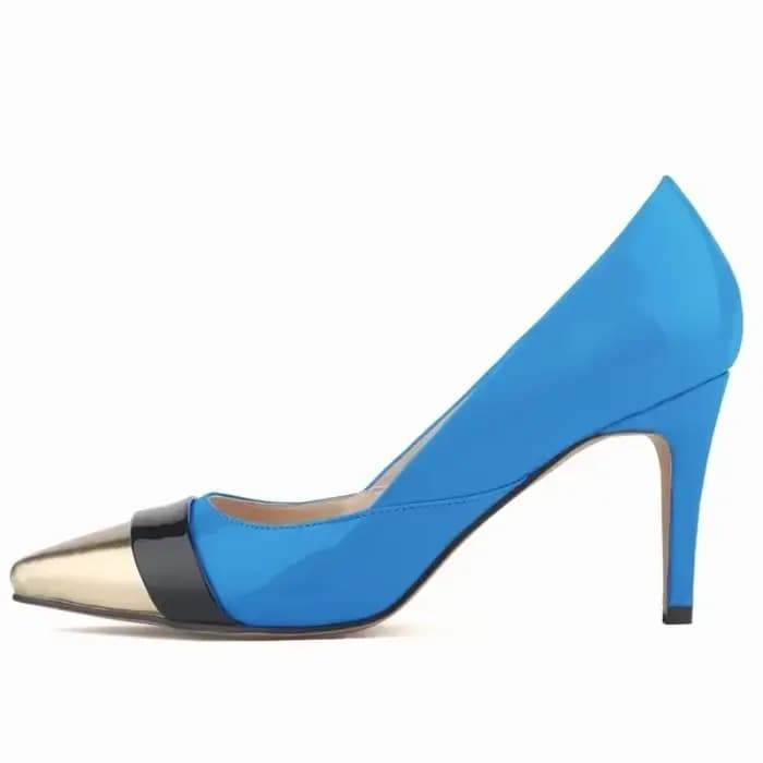 Femmes pompes mode Sexy or bout pointu talons hauts classique robe de soirée