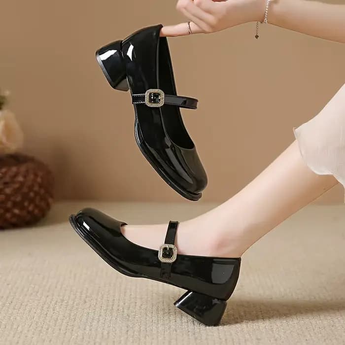 Mary Gasoline Chaussures en cuir pour femmes