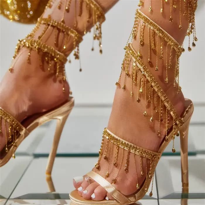 Chaussures de Banquet de Mariage Élégantes pour Femme