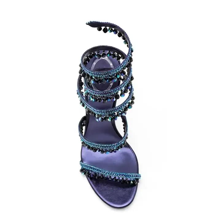 Sandales en cristal pour femmes