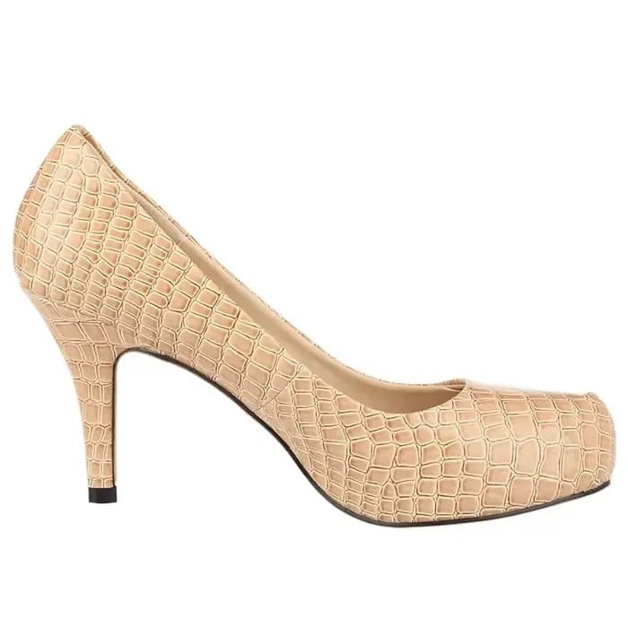 Escarpins Sexy en cuir motif Crocodile pour femmes