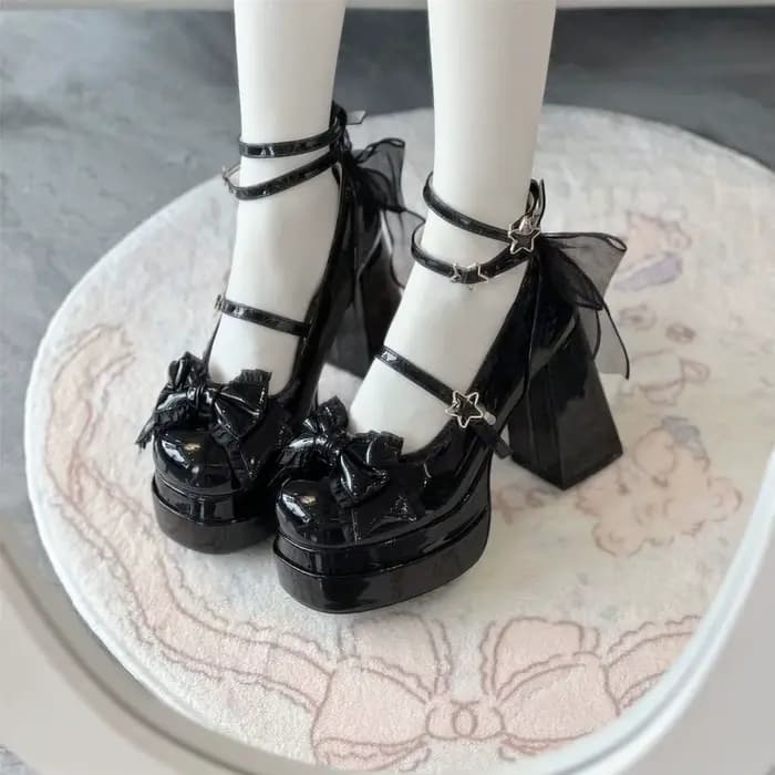 Nouvelles Chaussures Noires à Talons Hauts pour Femmes