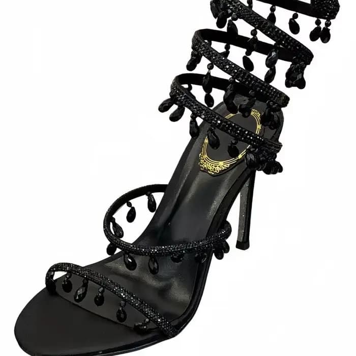 Sandales de mariage élégantes à talons aiguilles ultra-fins