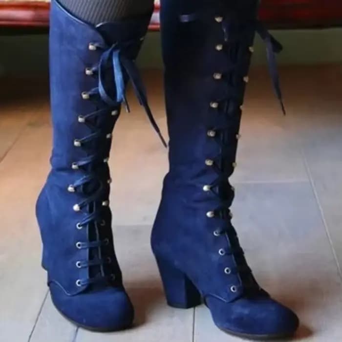 Bottes mi-mollet pour femme