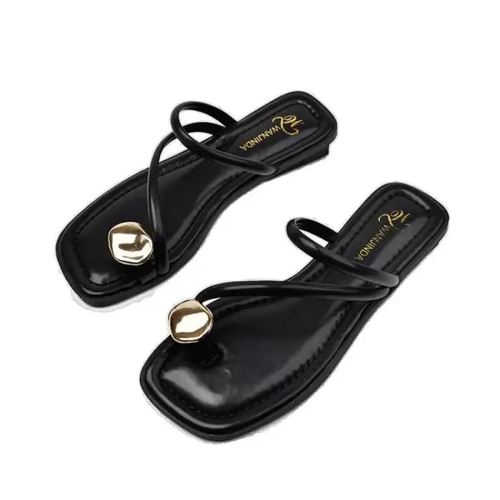 Sandales à talons bas à la mode pour femmes