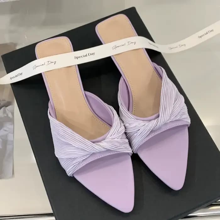 Bailamos femmes pantoufles d'extérieur chaussures à talons hauts 2025
