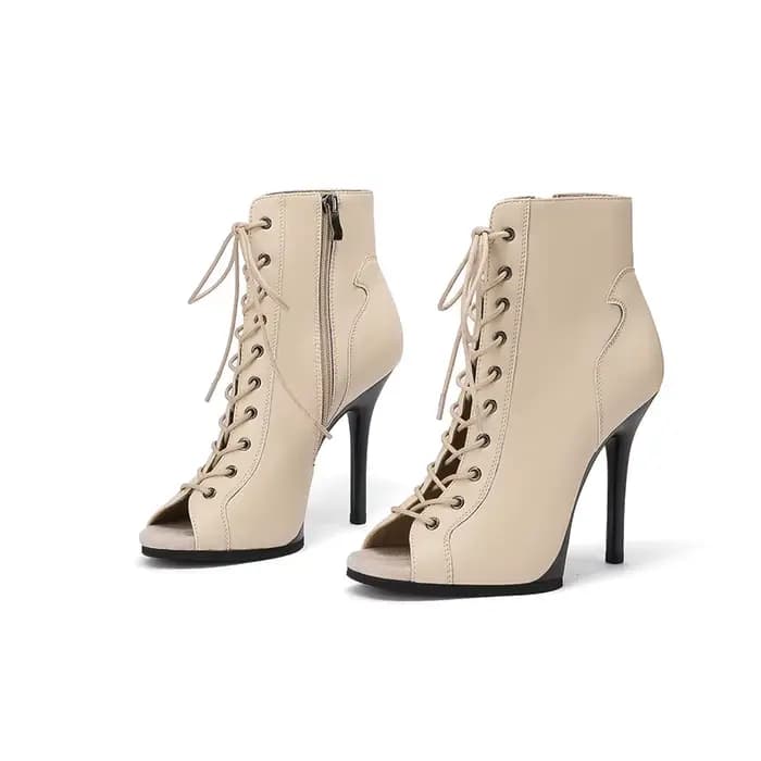 Chaussures de danse Jazz noires sexy à lacets