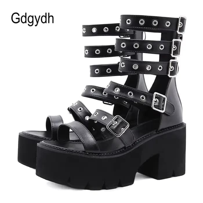 Gdgydh – sandales de gladiateur d'été pour femmes