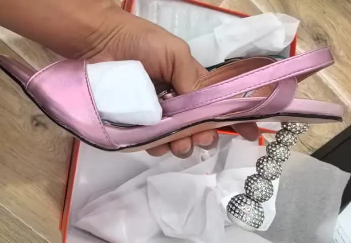 Sandales à Talons en Strass Doux de 9.5cm, Style Étrange, Pantoufles d'Été Élégantes pour Banquet, Mariées, Demoiselles d'Honneur, 34-43, Nouvelle Collection pour Femme