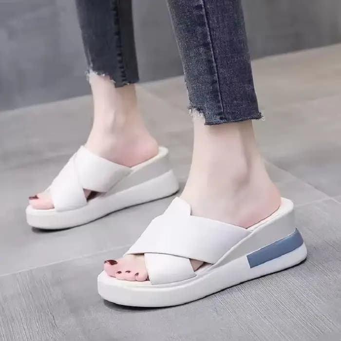 2025 été sandales à plate-forme compensée mode rétro Romen chaussures De plage dames décontracté Peep orteil doux confortable Sandalias De Mujer