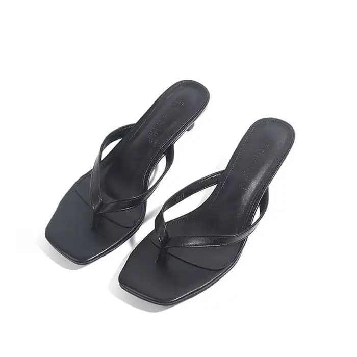 Élégantes Sandales à Talon Chat pour Femmes 2026 Nouvelle Mode Extérieure Confortables en Cuir pour Dames