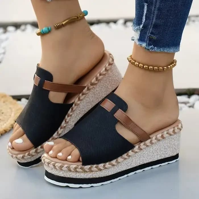 Sandales compensées espadrilles pour femmes