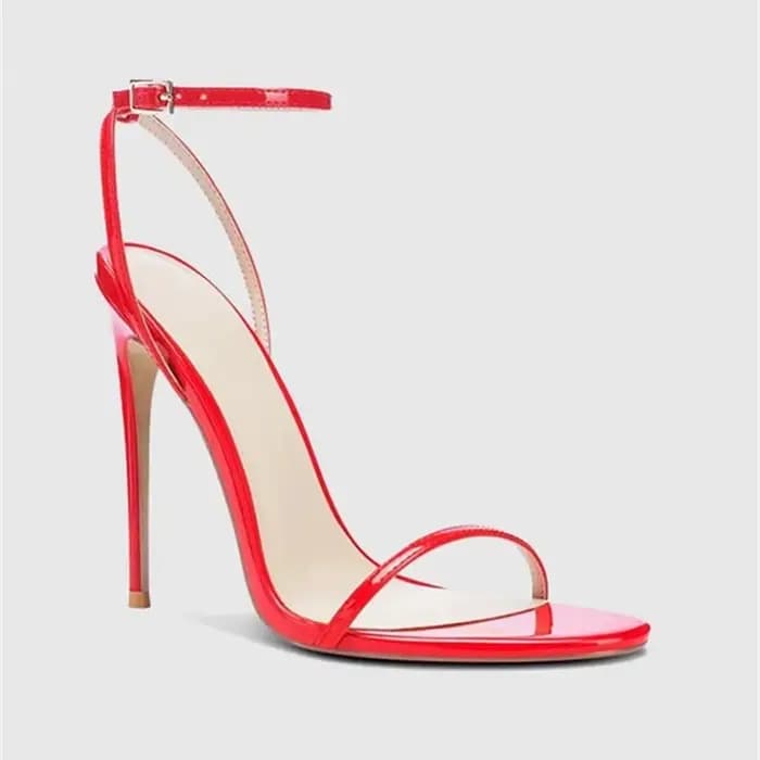 Nouvelles sandales noires européennes et américaines à talons hauts pour femmes