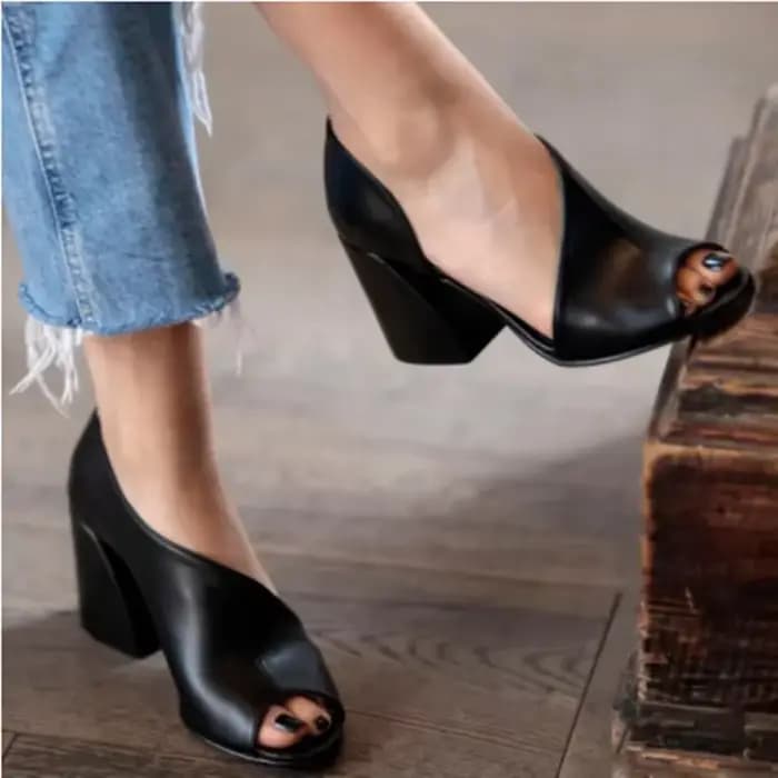 Sandales ouvertes à talons hauts pour femmes