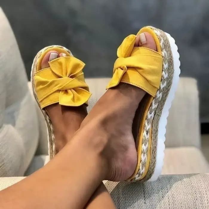 Sandales à talons compensés pour femmes, chaussures d'été élégantes