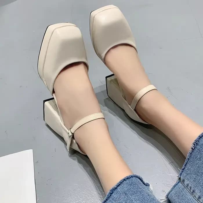 Chaussures à talons épais et hauts pour femmes